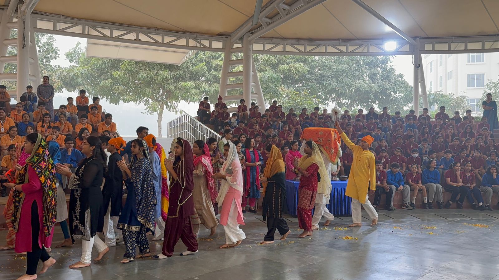 Special Assembly on Guru Nanak Jayanti at Mayoor School Celebrating Unity, Peace, and Harmony